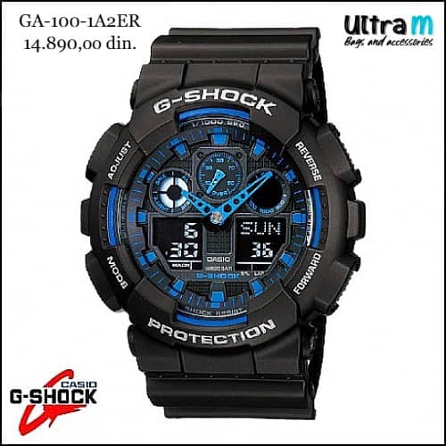 Muški ručni sat Casio Art. G-Shock GA-100-1A2ER