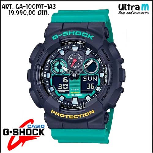 Muški ručni sat Casio Art. G-Shock GA-100MT-1A3