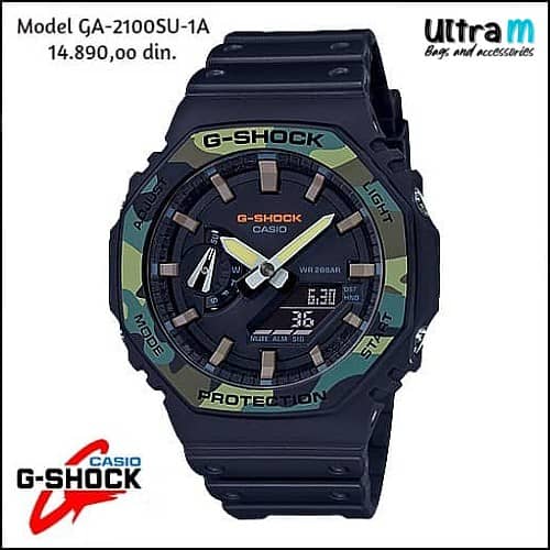 Muški ručni sat Casio Art. G-Shock GA-2100SU-1A