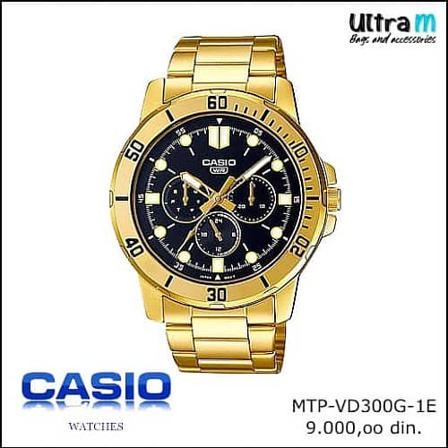 Muški ručni sat Casio Art. MTP-VD300G-1E