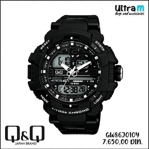 Muški ručni sat Q & Q Art. GW86J010Y Dual-Time