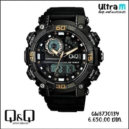 Muški ručni sat Q & Q Art. GW87J013Y Dual-Time
