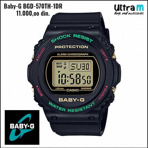 Zenski ručni sat Casio Art. Baby-G BGD-570TH-1DR