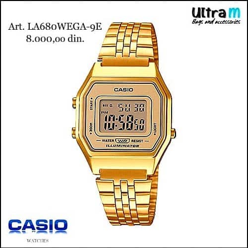 Zenski ručni sat Casio Art. LA680WEGA-9E Vintage