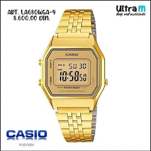 Zenski ručni sat Casio Art. LA680WGA-9