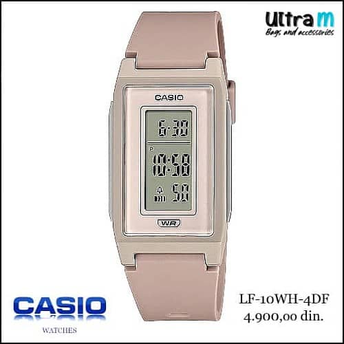 Zenski ručni sat Casio Art. LF-10WH-4DF Digitalni