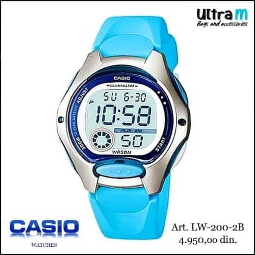 Zenski ručni sat Casio Art. LW-200-2B Digitalni
