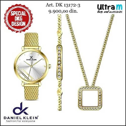 Zenski ručni sat Daniel Klein DK13172-3 Set narukvica i ogrlica
