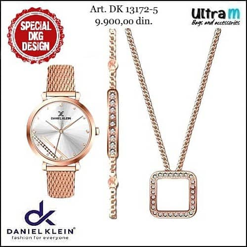 Zenski ručni sat Daniel Klein DK13172-5 Set narukvica i ogrlica