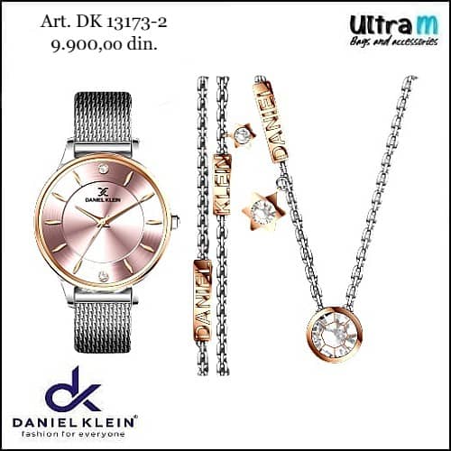 Zenski ručni sat Daniel Klein DK13173-2 Set narukvica i ogrlica