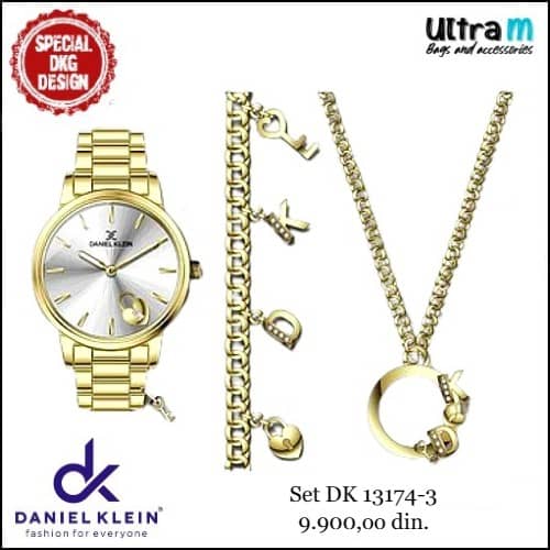 Zenski ručni sat Daniel Klein DK13174-3 Set narukvica i ogrlica