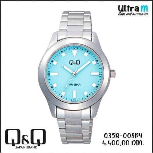 Zenski ručni sat Q & Q Art. Q35B-008PY Plavi