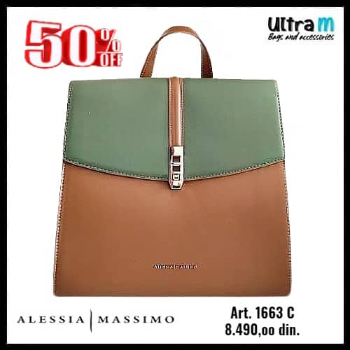 Zenska torba Alessia Massimo 1663-C Ranac