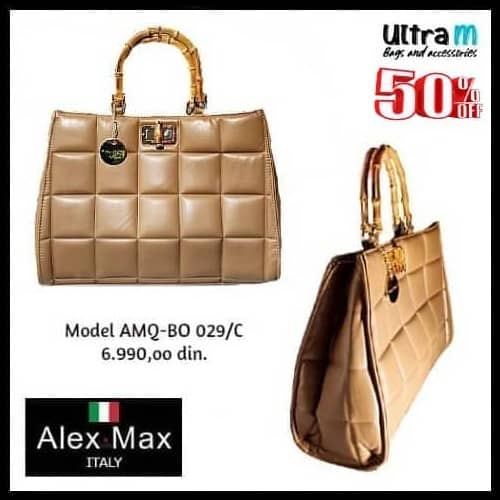 Zenska torba Alex Max AMQ-BO 029C taupe