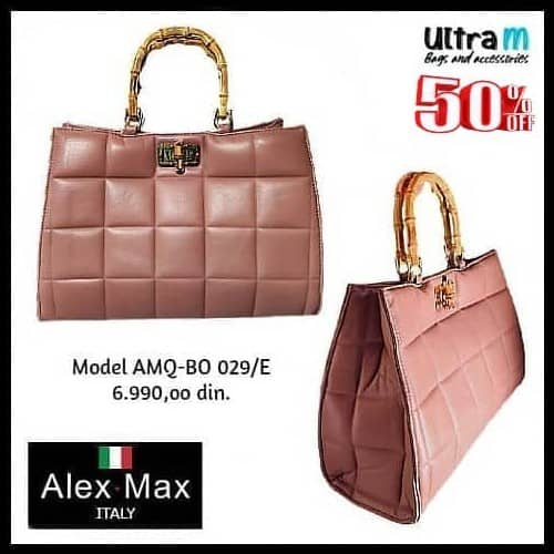 Zenska torba Alex Max AMQ-BO 029E pink