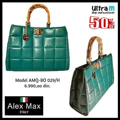 Zenska torba Alex Max AMQ-BO 029H zelena