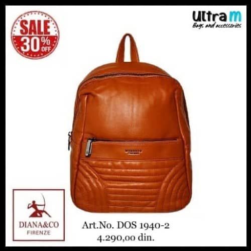 Zenska torba Diana And Co 1940-2 Ranac tan