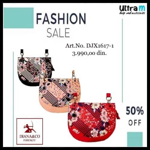 Zenska torba Diana and Co. DJX1617-1 Floral