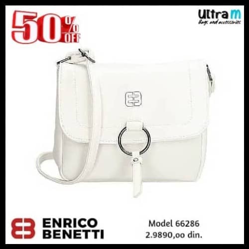 Zenska torba Enrico Benetti 66286 Avignon bela