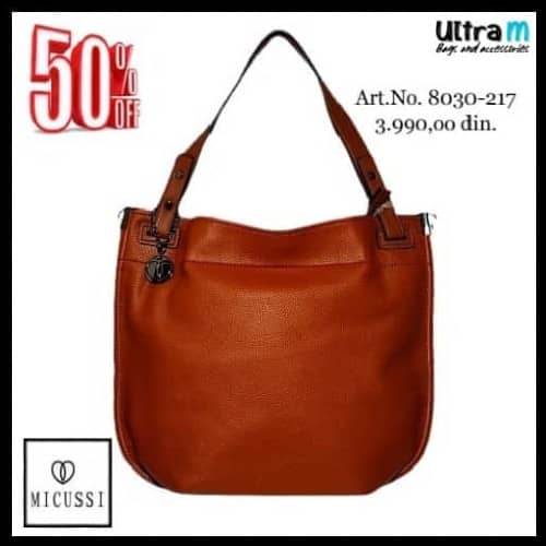 Zenska torba Micussi 8030-217 Cuoio