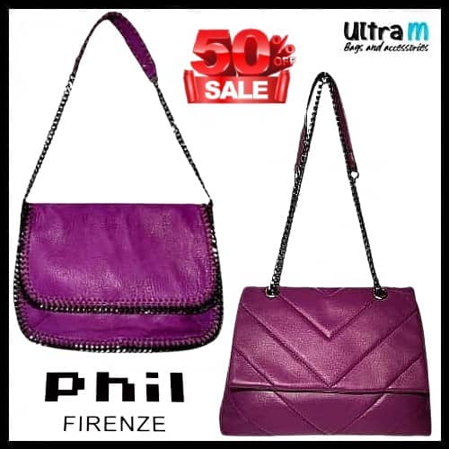 Zenska torba Phil Firenze Ljubičasta