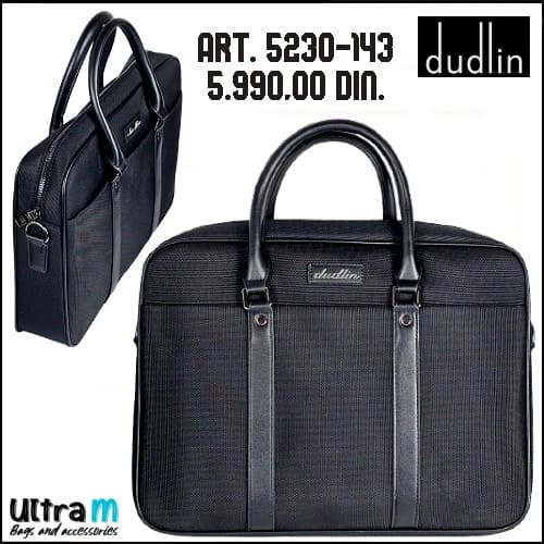 Poslovna torba Dudlin Art. 5230-143 Crna