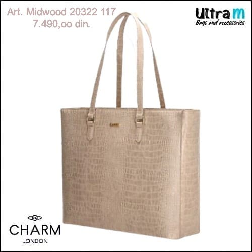 Zenska torba Charm London Art. 20322 117 Midwood laptop 15,6'' taupe
