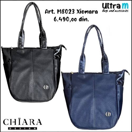 Zenska torba Chiara Design Art. M8023 Xiomara Crna i teget