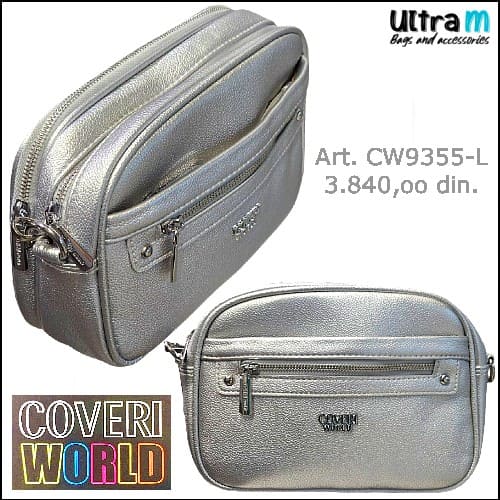Zenska torba Coveri World Art. CW9355-L Silver