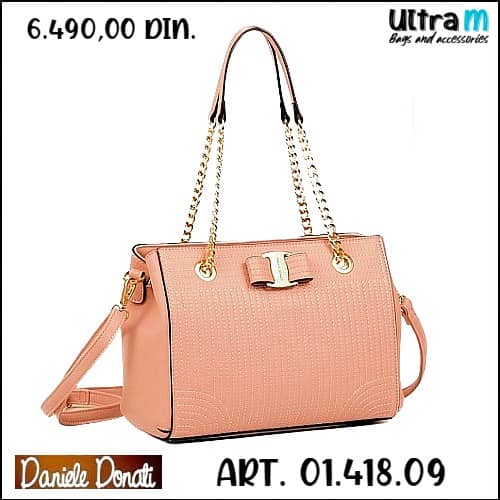 Zenska torba Daniele Donati Art. 01.418.09 Roze