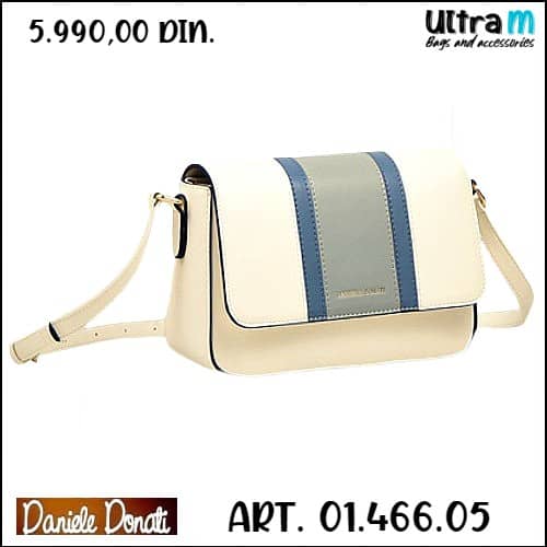 Zenska torba Daniele Donati Art. 01.466.05 Bela