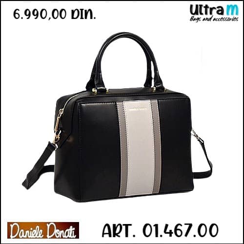 Zenska torba Daniele Donati Art. 01.467.00 Crna