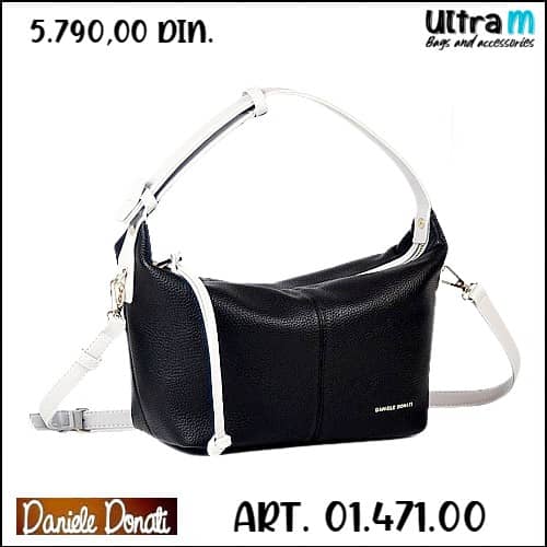 Zenska torba Daniele Donati Art. 01.471.00 Crna