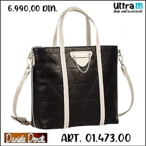 Zenska torba Daniele Donati Art. 01.473.00 Crna