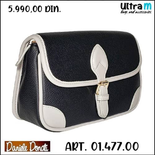 Zenska torba Daniele Donati Art. 01.477.00 Crna