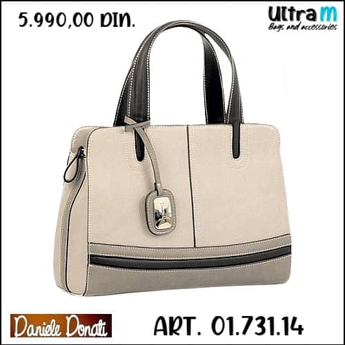 Zenska torba Daniele Donati Art. 01.731.14 Siva
