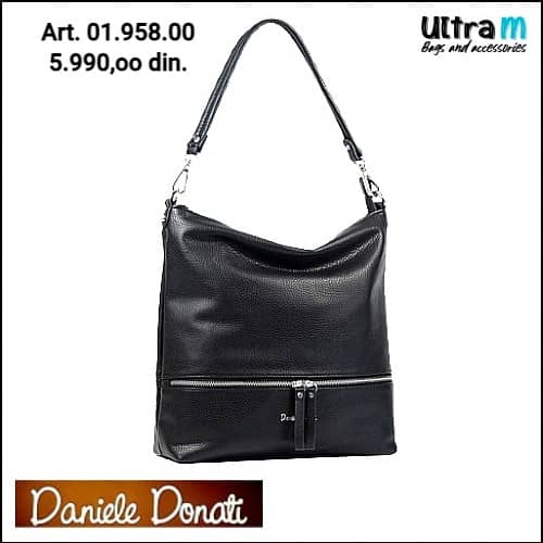 Zenska torba Daniele Donati Art. 01.958.00 Crna