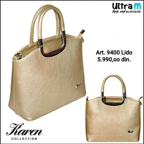 Zenska torba Karen Art. 9400 LIDO Zlatna