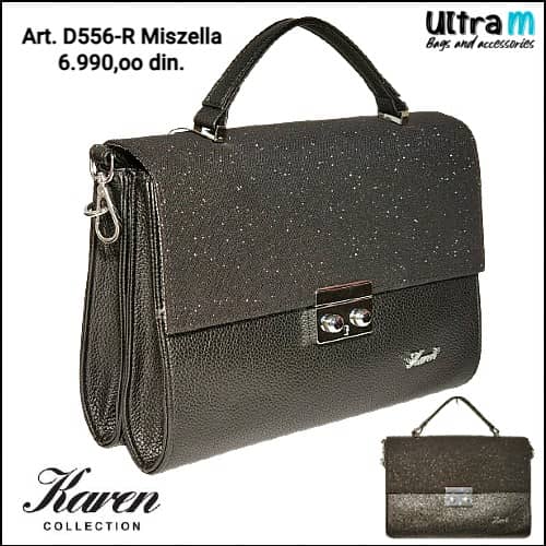 Zenska torba Karen Art. D556-R Miszella Crna