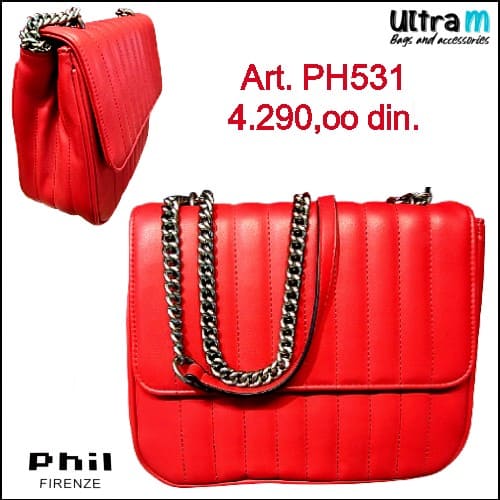 Zenska torba Phil Firenze Art. PH531 Red
