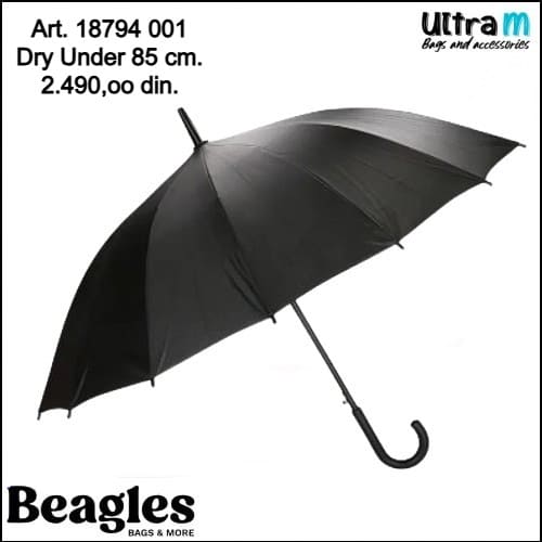 Kišobran Beagles Art. 18794 001 Dry under štapni crni