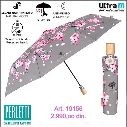 Kišobran Perletti Art. 19156A Windproof Automatic Eco green friendly