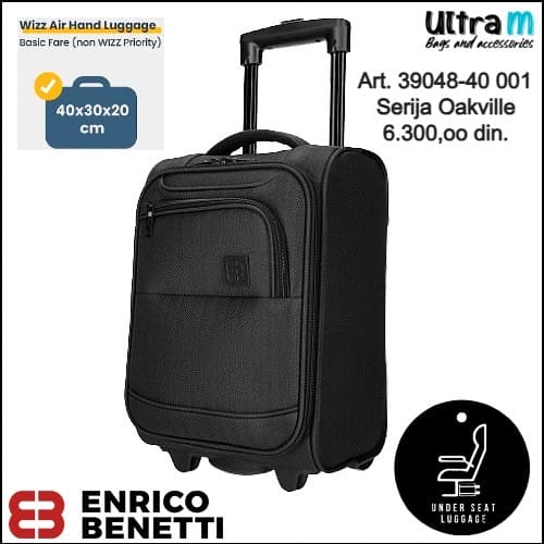 Kofer Enrico Benetti Art. 39048-40 001 Oakville crni