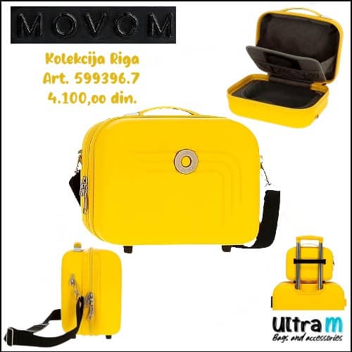Neseser Movom Art. Riga 59.939.67 Beauty case Žuti