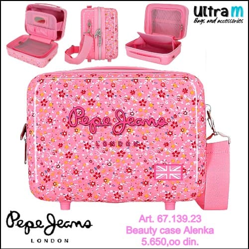 Neseser Pepe Jeans Art. Alenka 67.139.23 Beauty case pink