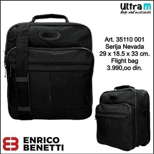 Putna torba Enrico Benetti Art. 35110 001 Nevada crna