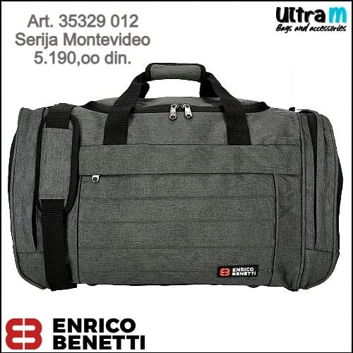 Putna torba Enrico Benetti Art. 35329 012 Montevideo siva