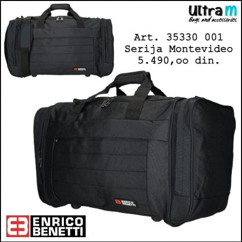 Putna torba Enrico Benetti Art. 35330 001 Montevideo crna