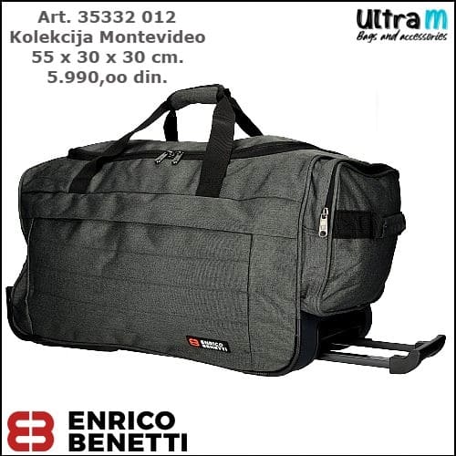 Putna torba Enrico Benetti Art. 35332 012 Montevideo siva