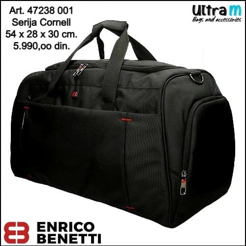 Putna torba Enrico Benetti Art. 47238 001 Cornell crna